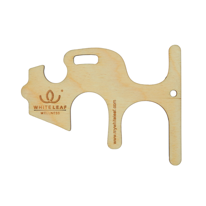 Wooden safe touch key with logo