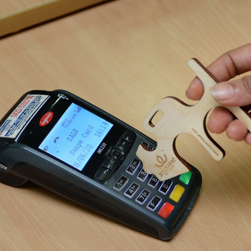 Safe touch key usage in POS machines